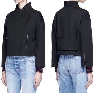 Elizabeth and James Black Jacket